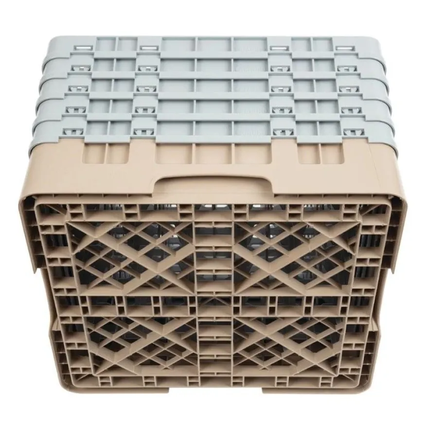Cambro Gläserspülkorb beige mit 36 Fächern max Glashöhe 25,7cm