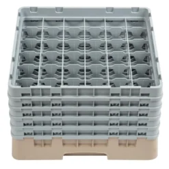 Cambro Gläserspülkorb beige mit 36 Fächern max Glashöhe 25,7cm