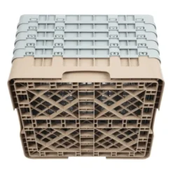 Cambro Gläserspülkorb beige mit 36 Fächern max Glashöhe 25,7cm
