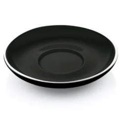 Cappuccinountertasse Italia Black für 4998 020, Porzellan