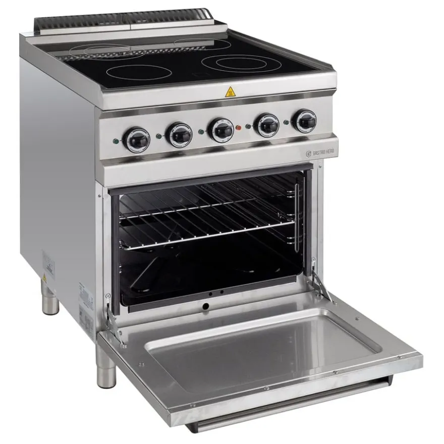 Ceranherd Serie 700 - 70/70 mit Elektrobackofen - 13,9 kW