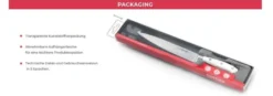 COMAS MARBLE Santoku Messer 180 mm