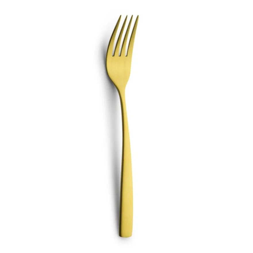 Comas Serie BCN Colors Gold 18/0 Dessertgabel