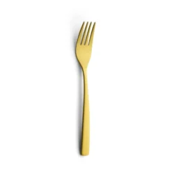 Comas Serie BCN Colors Gold 18/0 Kuchengabel