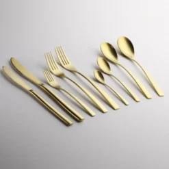 Comas Serie BCN Colors Gold 18/0 Tafelgabel