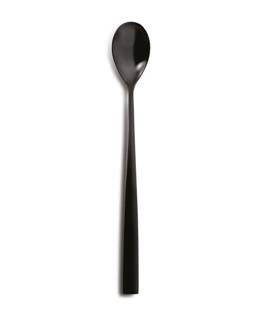 COMAS Serie BCN Colors Schwarz 18/0 Longdrinklöffel