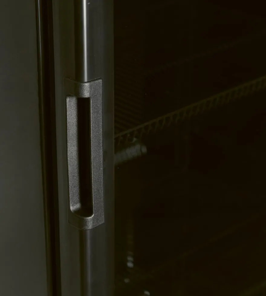 COOL-LINE Glastürkühlschrank CD 350 LED BLACK