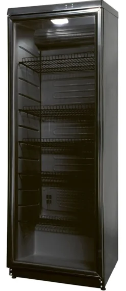 COOL-LINE Glastürkühlschrank CD 350 LED BLACK