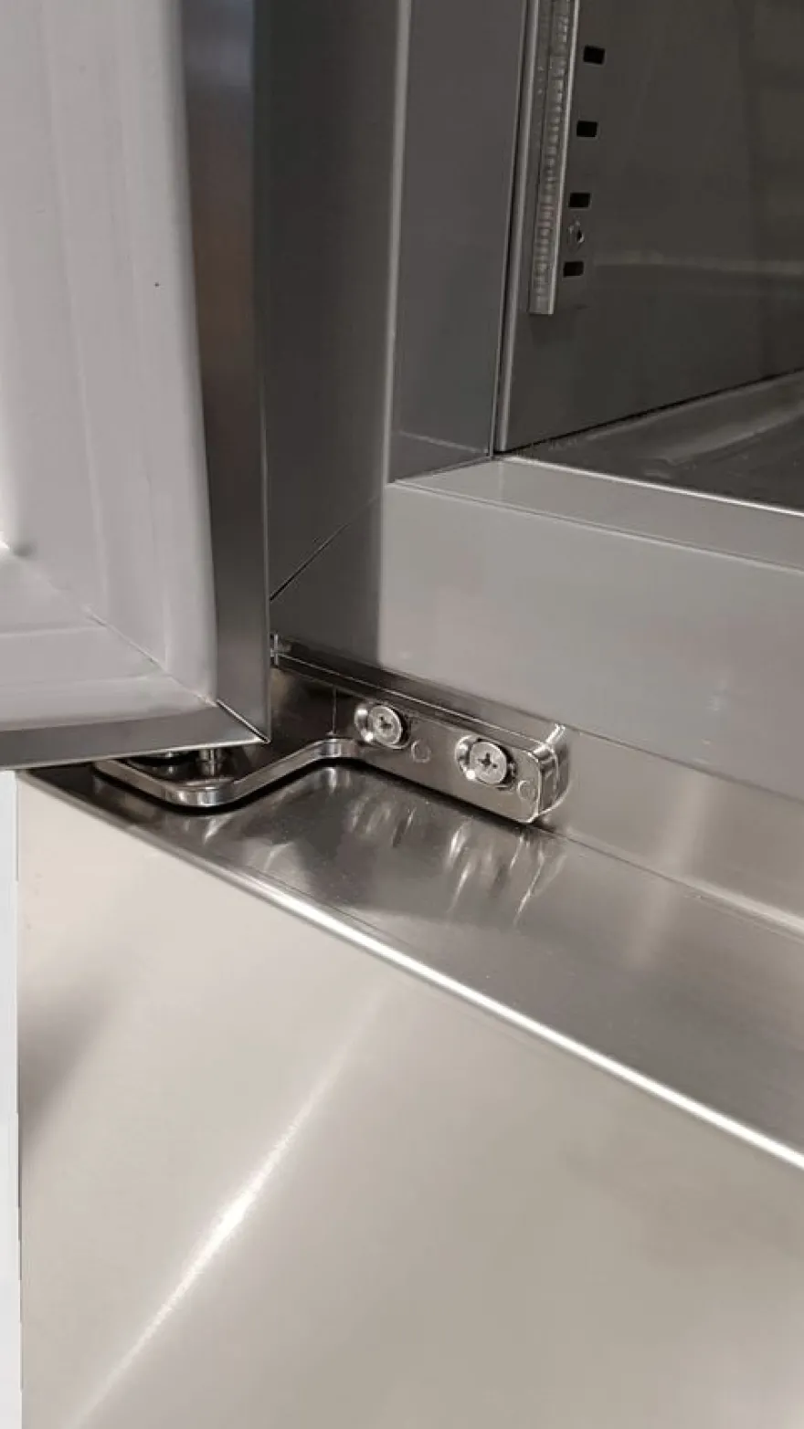 Coreco Edelstahlkühlschrank US Range 650