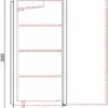 Coreco Edelstahltiefkühlschrank US Range 2200