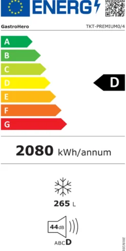 Coreco Tiefkühltisch Premium 0/4 mit Aufkantung