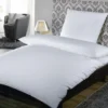Deckenbezug, Satin Feinstreifen 10 mm - 140 x 210 cm + 30 cm HV