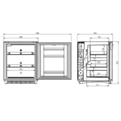 Dometic Medikamentenkühlschrank DS 601H