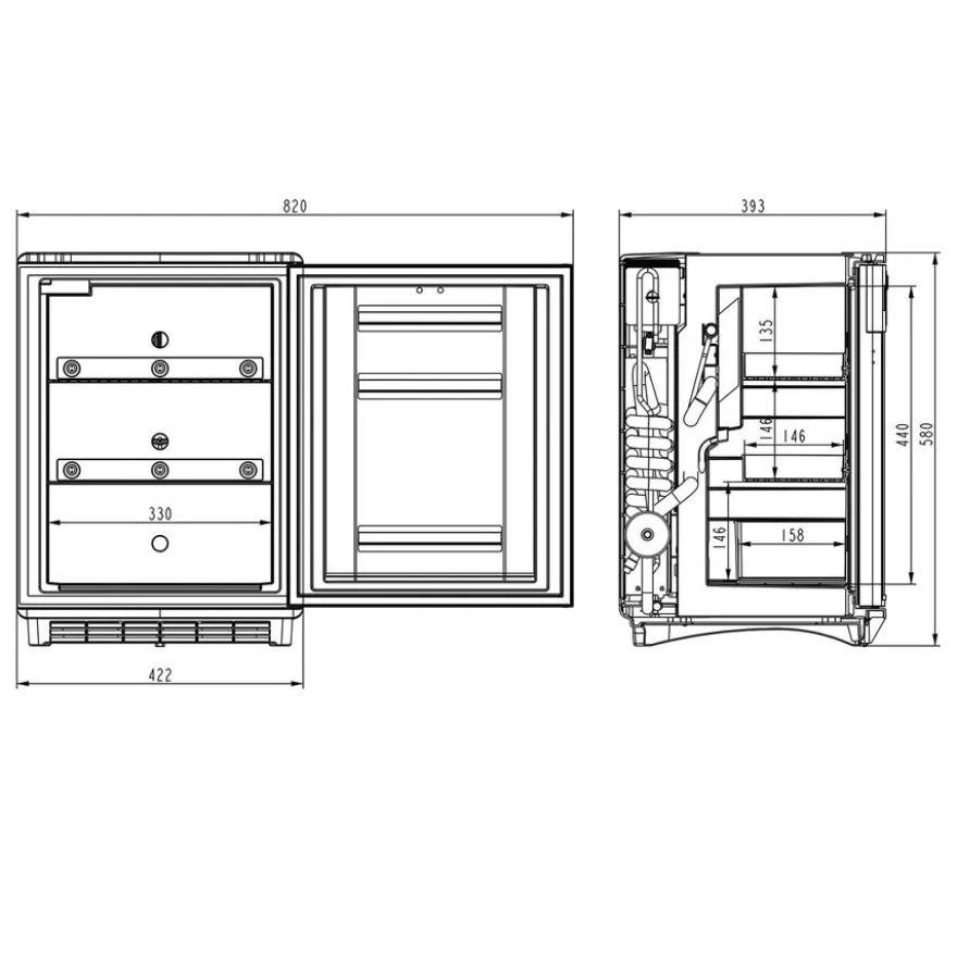 Dometic Medikamentenkühlschrank DS 301H