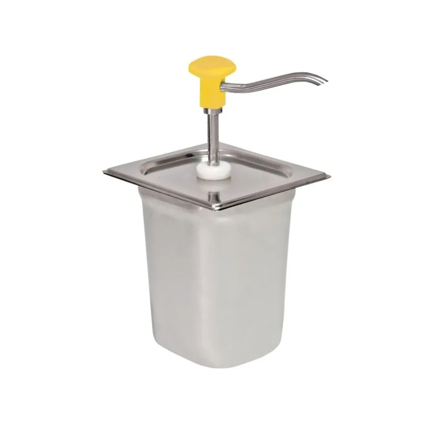 Dosierspender GN 1/6, gelb - 3 Liter