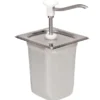 Dosierspender GN 1/6, rot - 3 Liter