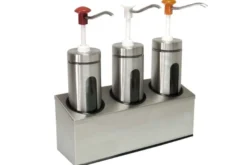 Dosierspender Round mit Sichtfenster -3x 2 Liter