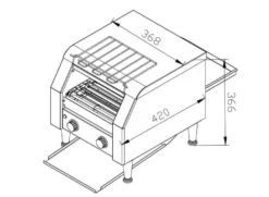Durchlauftoaster 130