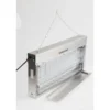Eazyzap LED Insektenvernichter 150m² 20W, gebürsteter Edelstahl, energieeffizient