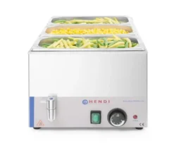Eco Line Bain-Marie elektrisch mit Wasserablasshahn