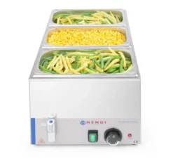 Eco Line Bain-Marie elektrisch mit Wasserablasshahn