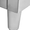 Edelstahl Arbeitsschrank Basic 100x60 mit Aufkantung 100 mm