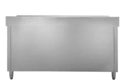 Edelstahl Arbeitsschrank Basic 200x60 mit Aufkantung 100 mm