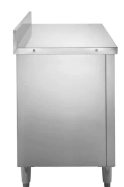 Edelstahl Arbeitsschrank Basic 140x60 mit Aufkantung 100 mm