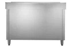 Edelstahl Arbeitsschrank Basic 160x60 mit Aufkantung 100 mm