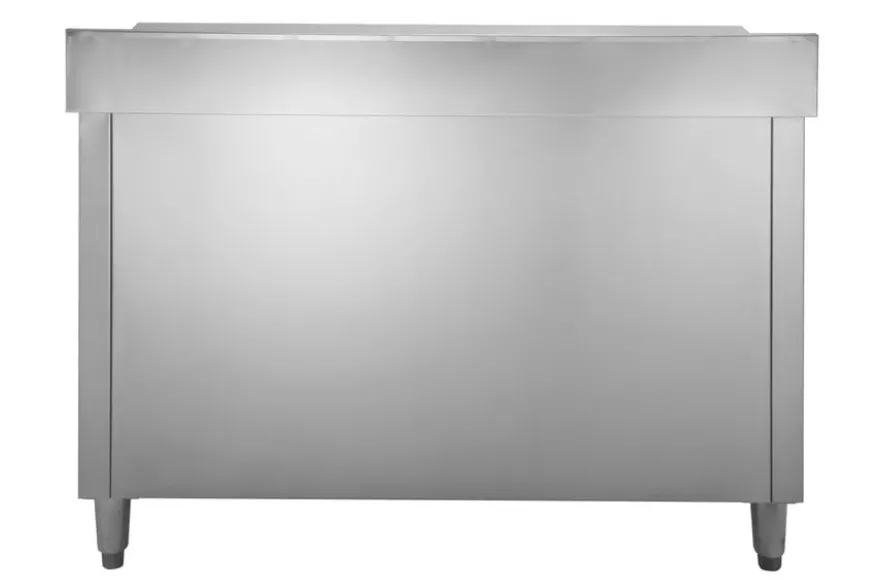 Edelstahl Arbeitsschrank Basic 160x60 mit Aufkantung 100 mm