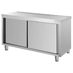 Edelstahl Arbeitsschrank ECO 12x6 ohne Aufkantung