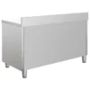 Edelstahl-Arbeitsschrank ECO 18x6 mit Aufkantung
