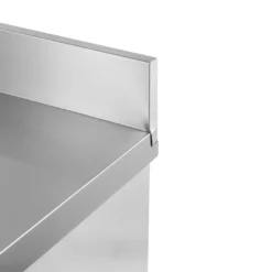 Edelstahl-Arbeitsschrank ECO 16x7 mit Aufkantung