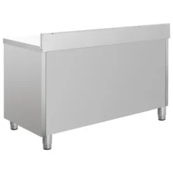 Edelstahl-Arbeitsschrank ECO 16x7 mit Aufkantung