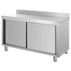 Edelstahl-Arbeitsschrank ECO 16x7 mit Aufkantung