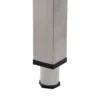 Edelstahl Arbeitstisch Basic 12x6 mit Grundboden, zur Selbstmontage