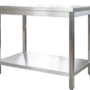 Edelstahl Arbeitstisch Profi 2000 x 700 mm - mit Grundboden