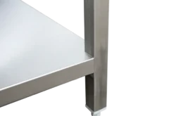 Edelstahl Arbeitstisch Profi 1400 x 700 mm - mit Grundboden