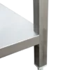 Edelstahl Arbeitstisch Profi1800 x 700 mm - mit Grundboden