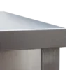 Edelstahl Arbeitstisch Profi 1500 x 700 mm - mit Grundboden