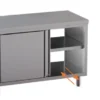 Edelstahl Durchreicheschrank ECO 10x7 mit Schiebetüren