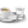 Edelstahl Kaffeehaustablett, 265 x 195 mm