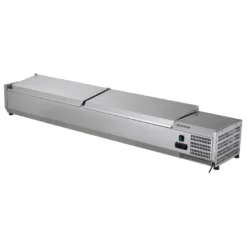 Edelstahl-Kühlaufsatz ECO 10 x GN 1/4