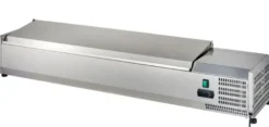 Edelstahl-Kühlaufsatz ECO 8 x GN 1/4