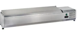 Edelstahl-Kühlaufsatz ECO 7x GN 1/4