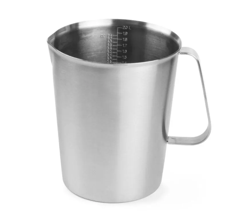 Edelstahl Messbecher, Inhalt 1,0 Liter