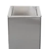 Edelstahlmülleimer Apollo mit Hydraulikdämpfer - 60L