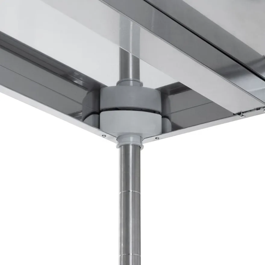 Edelstahl Regal ECO 1500x500x1800 mm