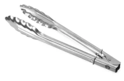 Edelstahl Salatzange mit Klemmverschluss, 250 mm