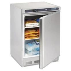 Edelstahltiefkühlschrank Polar 140L